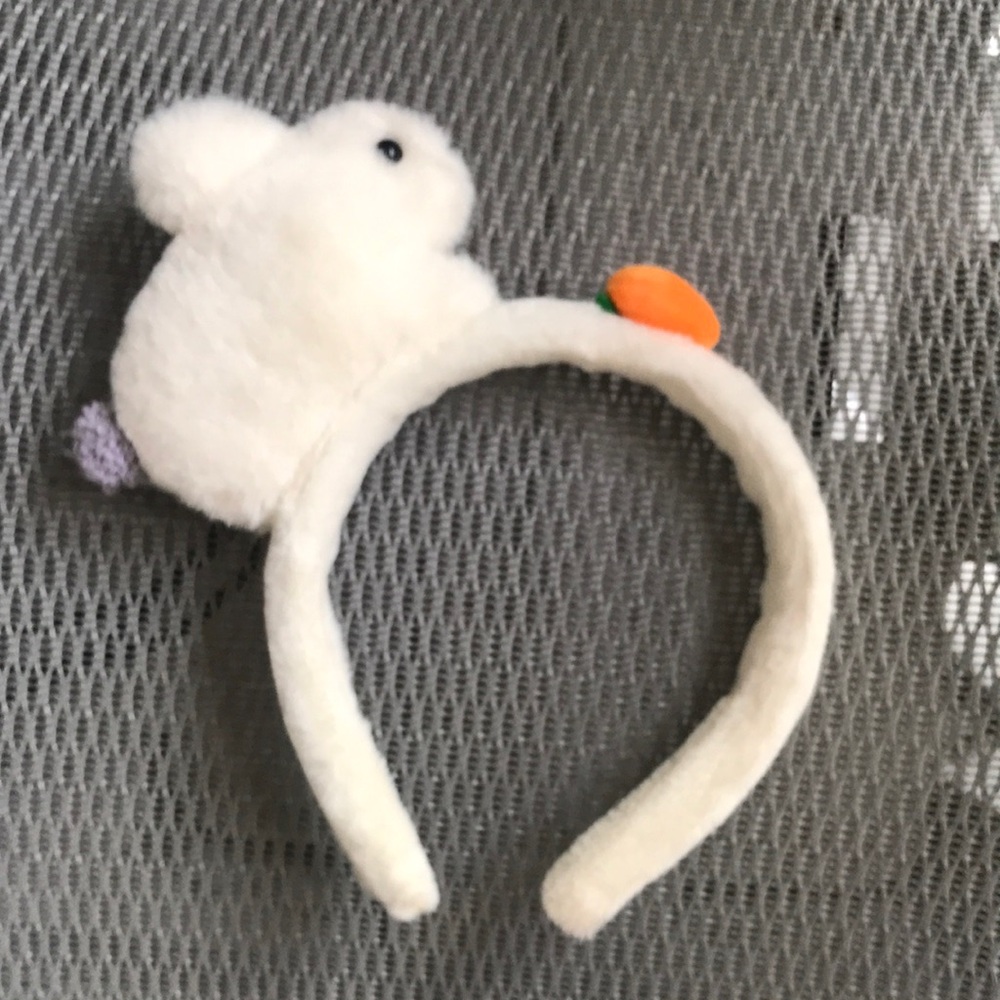 Cute White Bunny Headband